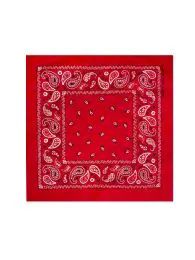 60 Bulk Knocker Classic Cotton Bandana/red