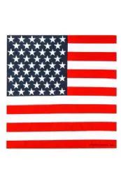 60 Bulk Knocker Classic Cotton Bandana/usflag