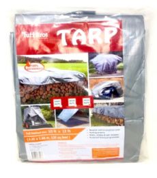 10 Bulk Silver Heavy Duty Pe Tarp 10 X 12