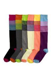 144 Bulk Mamia Women's Knee High Socks 9-11