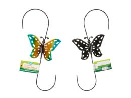 72 Bulk Metal Garden S Hook, Butterfly