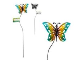 72 Bulk Garden Metal Stake Butterfly