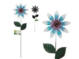 72 Bulk Metal Garden Stake With Leaves