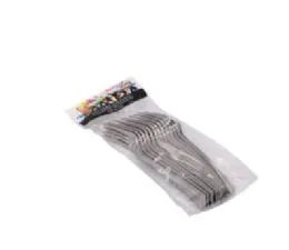 48 Bulk 12 Count Plastic Dinner Fork 7 Inch