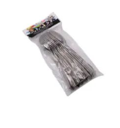 48 Bulk 12 Count Plastic Dinner Spoon 7 Inch