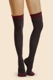 240 Bulk Sofra Women's Over The Knee Socks 9-11