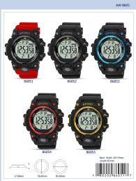 12 Bulk Digital Watch - 86053 assorted colors