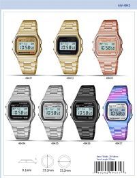 12 Bulk Digital Watch - 49435 assorted colors