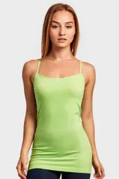 72 Bulk Sofra Ladies 21 Camisole Key Lime