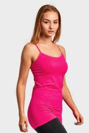 72 Bulk Sofra Ladies 21 Camisole Pnk Lemon