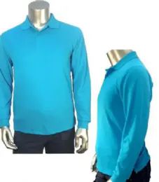 24 Bulk Men's Fashion Solid Polo Shirt Pique Fabric Cotton