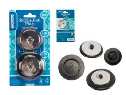96 Bulk 2pc Bath & Sink Plugs