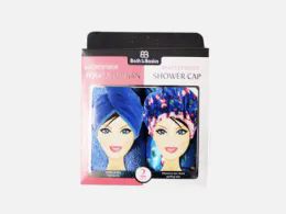 24 Bulk Towel Turban And Shower Cap Set