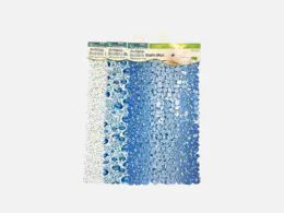 12 Bulk Printed Bubbles Rectangular Bath Mat