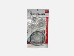 48 Bulk 4 Pcs Sink Strainer Set