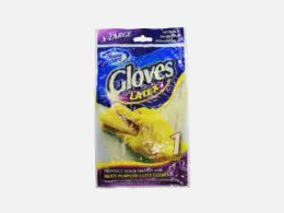 72 Bulk X-Large Kitchen Yellow Gloves