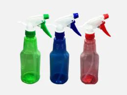 48 Bulk 16oz/500ml Spray Bottle Asstd Colors