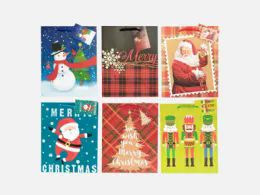 120 Bulk 3pk Medium Matt Xmas Bag