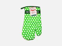 72 Bulk 1pc Printed Oven Mitt