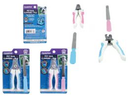 144 Bulk Pet Nail Clippers And File