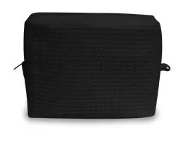 100 Bulk Waffle Weave Cotton Spa Bag In Black