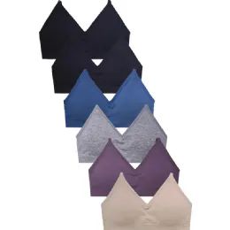 288 Bulk Sofra Ladies Seamless Sports Bra