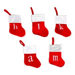 75 Bulk Mini Monogramn Stocking Pp $1.99