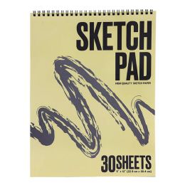 48 Bulk Sketch Pad Spiral , 30 Ct 9 X 12,