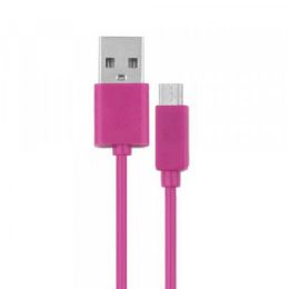 12 Bulk V8v9 Micro 2a Usb Heavy Duty Cable 6 Foot In Hot Pink