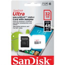 12 Bulk Sandisk Microsdhc Flash Memory Card With Adapter 32gb Class 10