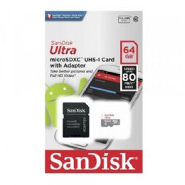 5 Bulk Sandisk Microsdxc Flash Memory Card With Adapter 64 Gb Class 10