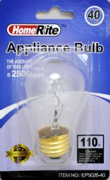 120 Bulk 40w Appliance BulB- Clear