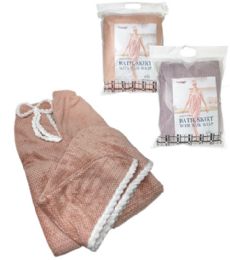 12 Bulk Women Bath Wrap With Hair Towel 76x140cm