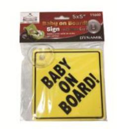 144 Bulk Baby On Board Sign