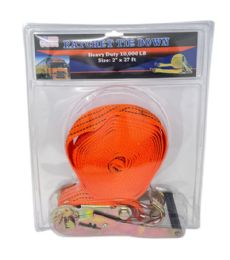 6 Bulk Ratchet Tie Down 2x27 Inch