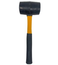 20 Bulk 24oz Rubber Mallet Fiberglass Handle