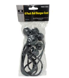 96 Bulk 6 Piece Ball Bungee Cord