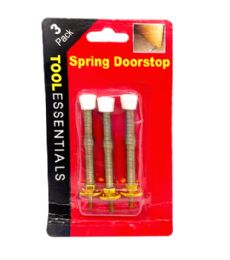 72 Bulk 3 Piece Spring Doorstop