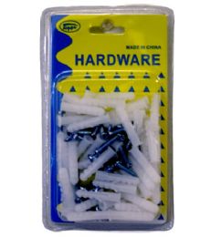 144 Bulk 6mm 110 Piece Screw With Anchors