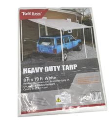 10 Bulk White Heavy Duty Pe Tarp 8x10