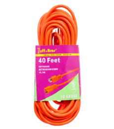 4 Bulk 40 Foot Orange Extension Outdoor