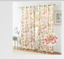 12 Bulk Curtain Panel Grommet Color Pink