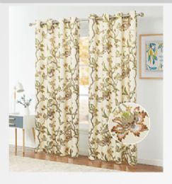 12 Bulk Curtain Panel Grommet Color Brown