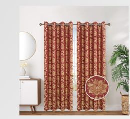 12 Bulk 12 Curtain Panel Grommet Color Burgundy