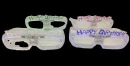 144 Bulk Birthday Led Glasses