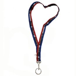 48 Bulk God Bless America Lanyard