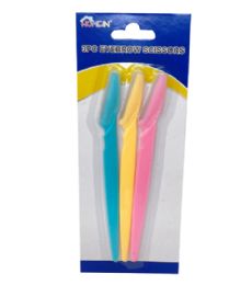100 Bulk 3 Piece Eyebrow Razor