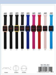 12 Bulk Digital Watch - 46817 assorted colors