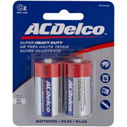48 Bulk Batteries C 2pk Heavy Duty Ac Delco On Blister Card