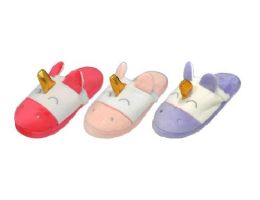 48 Bulk Children's Unicorn Slippers